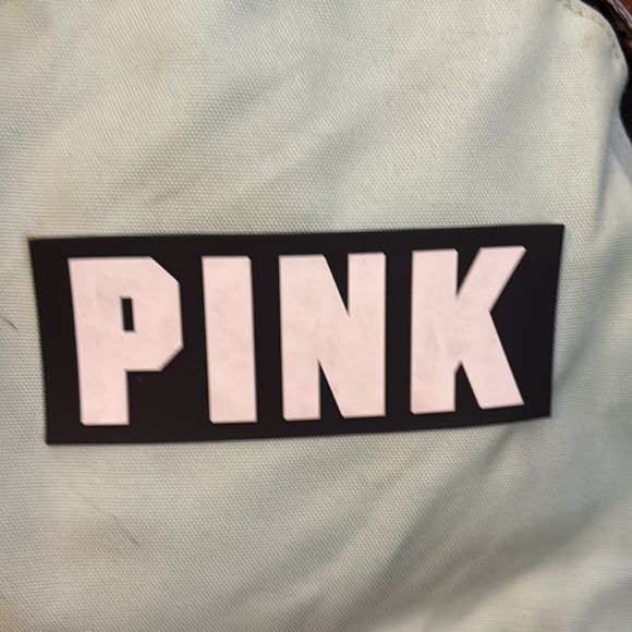 Victoria’s Secret PINK Campus Backpack, Mint Green/Gray Marl - Picture 3 of 13